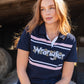 X4S2565132 Wrangler Women's Daisy SS Polo Navy