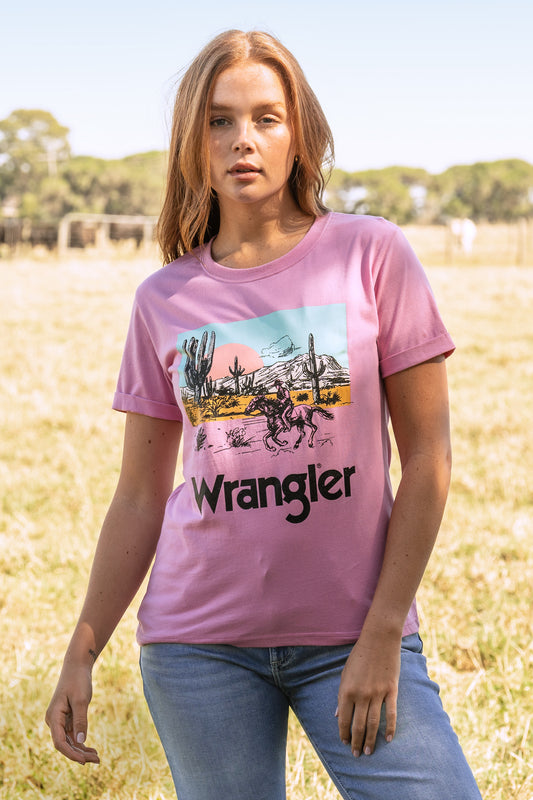 X4S2598138 Wrangler Women's Tegan SS Tee