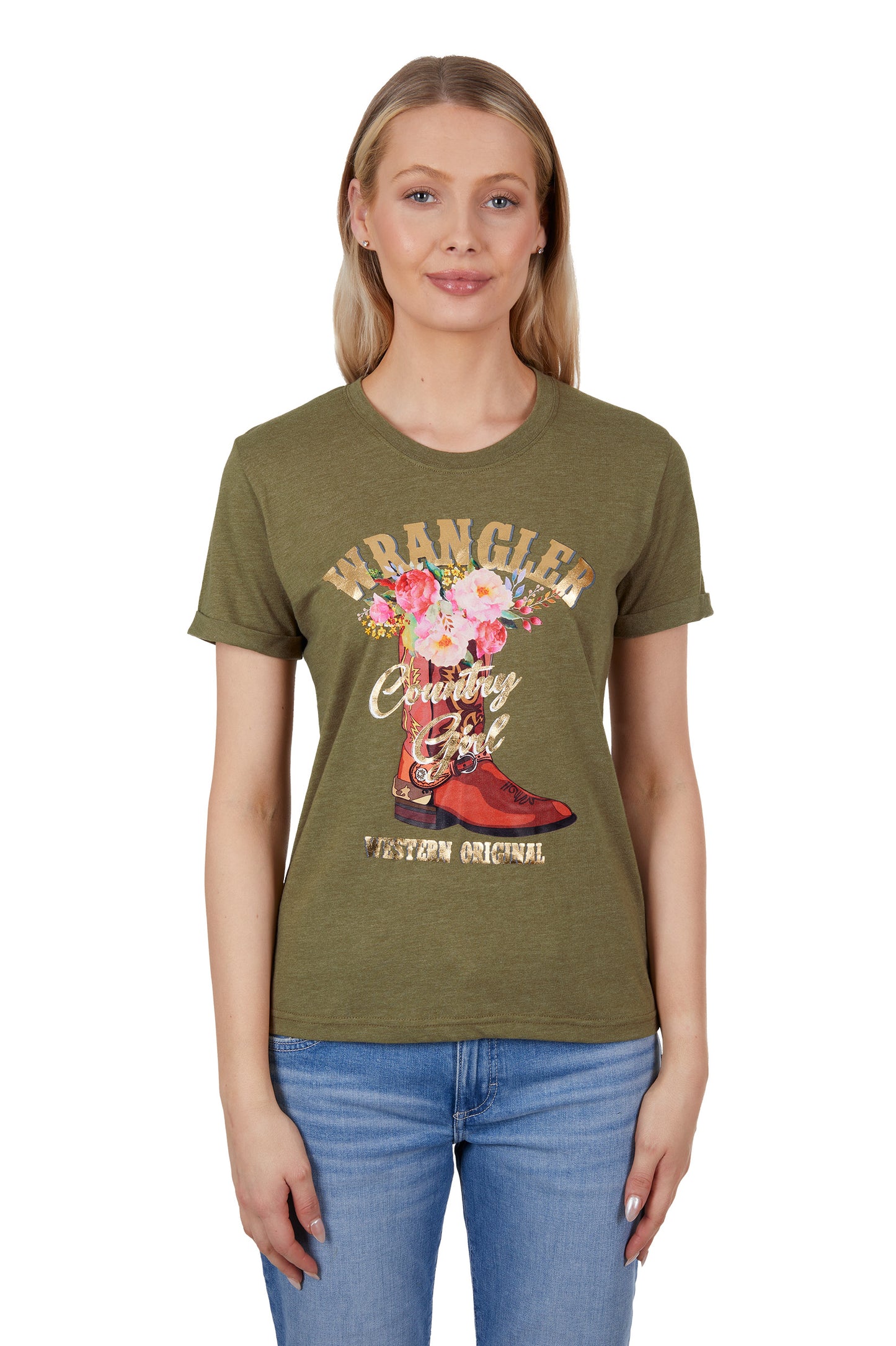 X4S2598149 Wrangler Women's Macy SS Tee