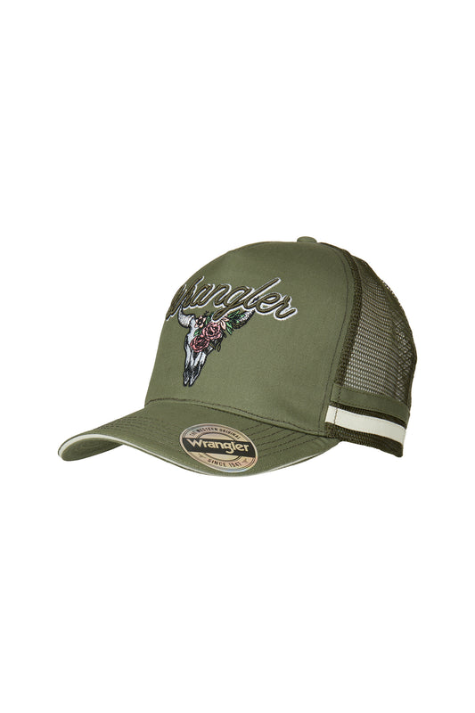 X4S2906CAP Wrangler Women's Utah HP Ponytail Trucker Cap