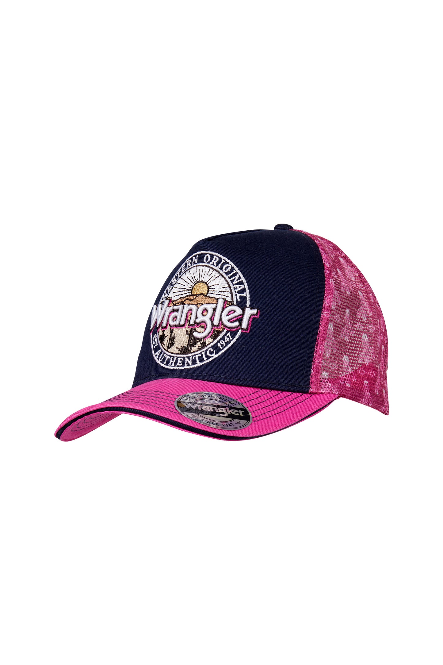 X4S2912CAP Wrangler Women's Romy HP Ponytail Trucker Cap