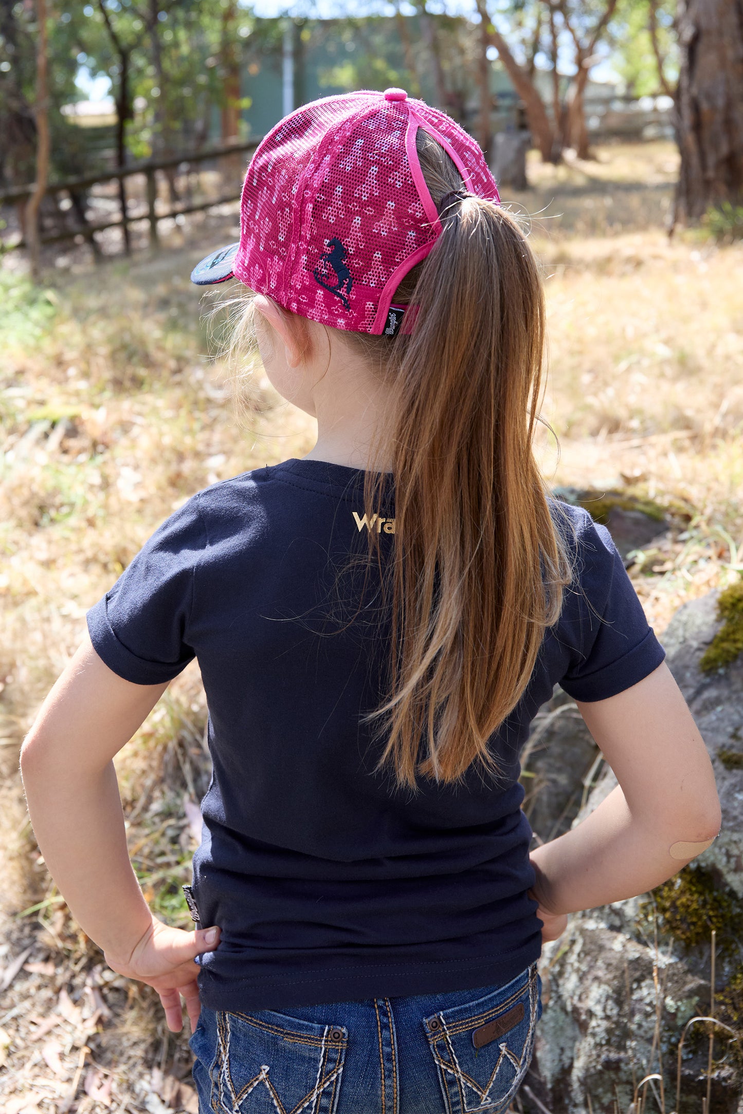 X4S5915CAP Wrangler Kid's Luna HP Ponytail Cap