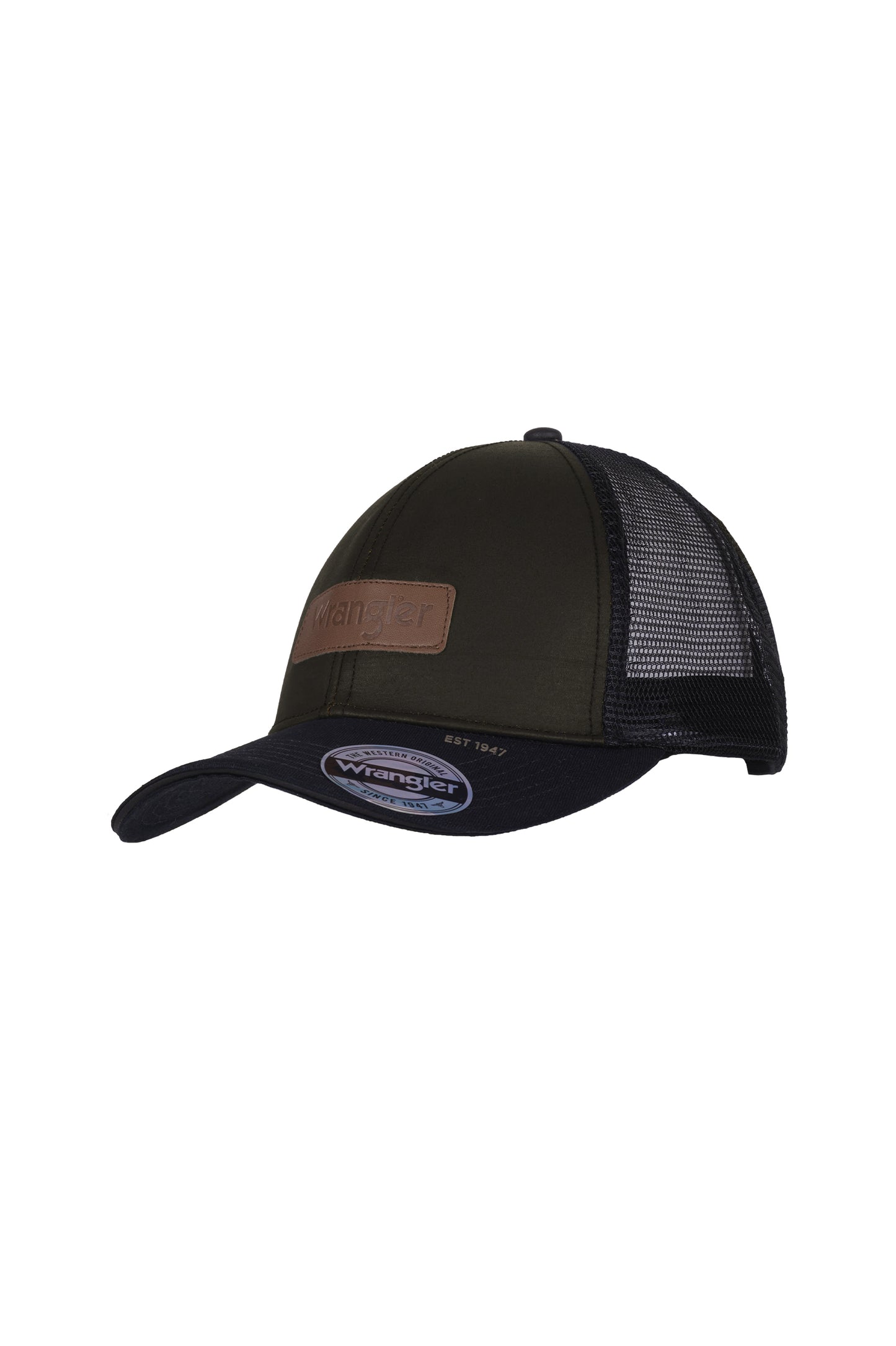 X4W1945CAP Wrangler Men's Trucker Cap Dark Brown  Seb