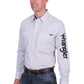 X5S1111363 Wrangler Men's Brent Logo LS Shirt