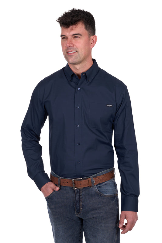 X5S1155359 Wrangler Men's Brad LS Shirt