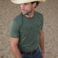 X5S1557380 Wrangler Men's Chase Tee Cypress