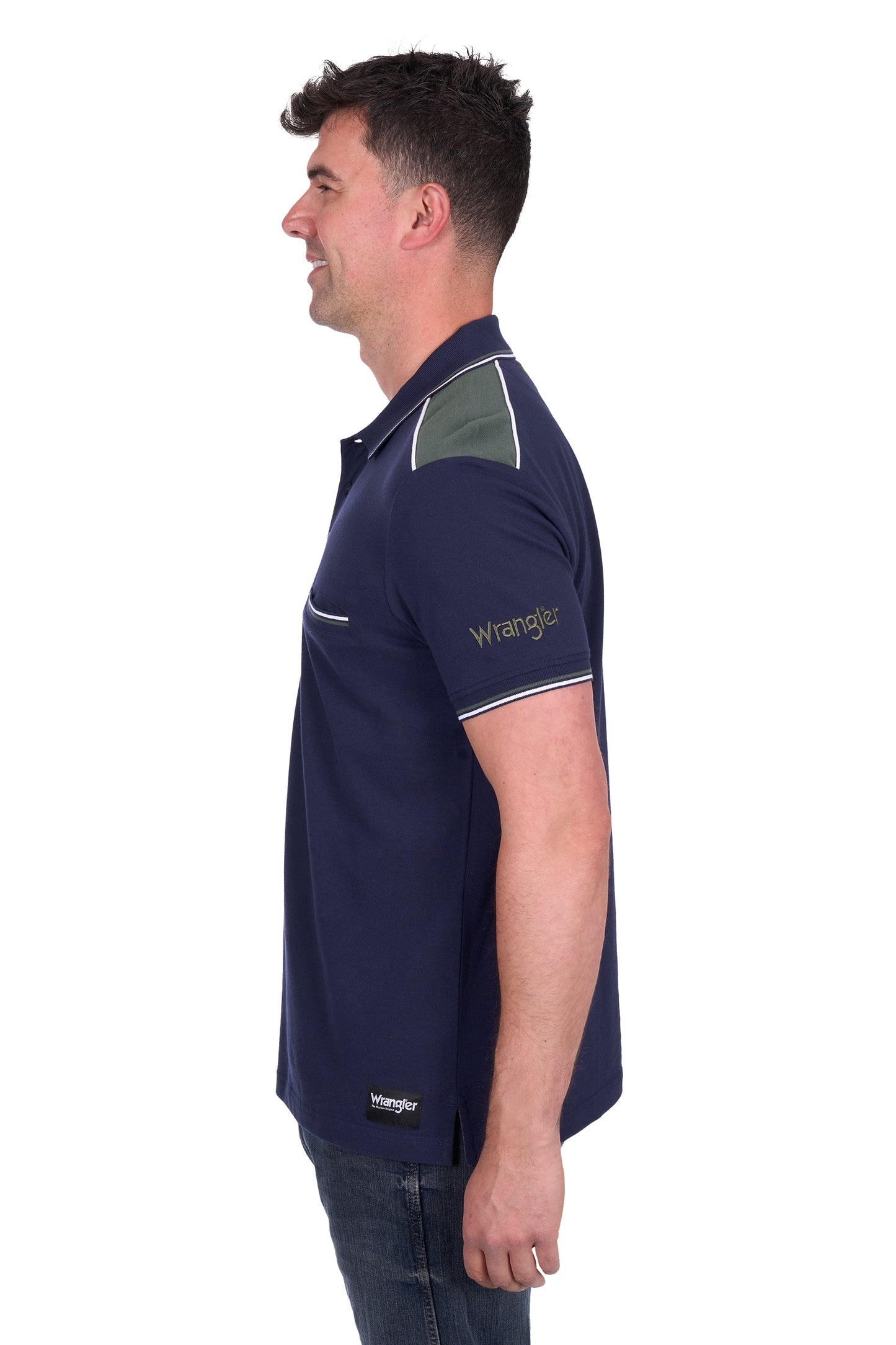 X5S1560379 Wrangler Men's Jarrod Polo