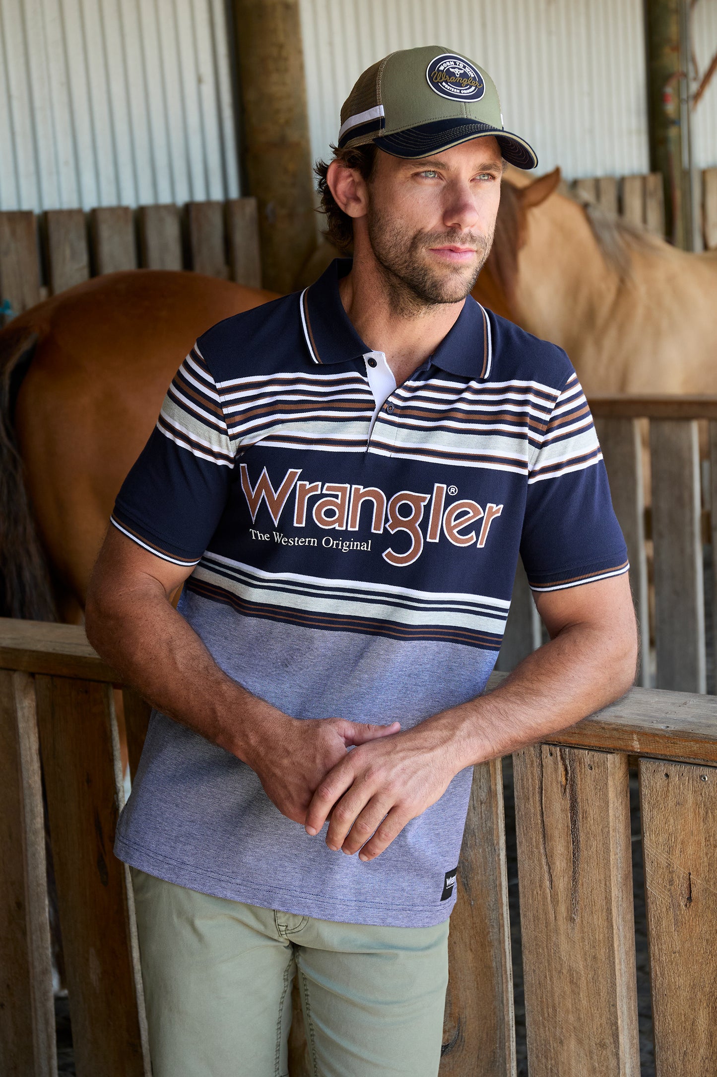 X5S1566373 Wrangler Men's Victor Polo
