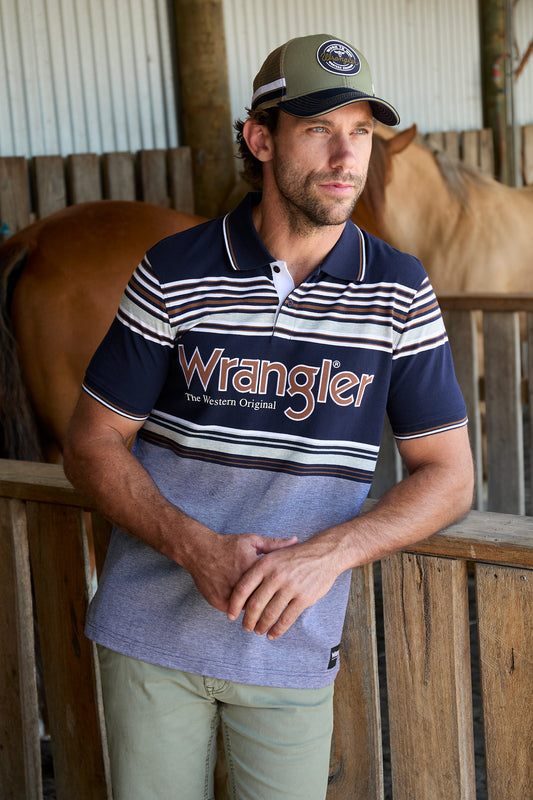 X5S1566373 Wrangler Men's Victor Polo