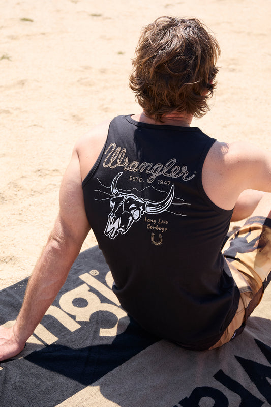 X5S1578396 Wrangler Men's Damon Singlet