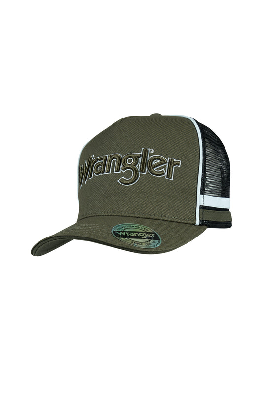 X5S1946CAP Wrangler Logo HP Trucker Cap