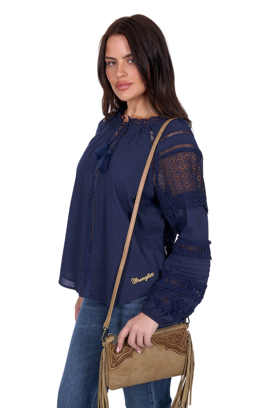 X5S2513443 Wrangler Women's Tamara LS Blouse