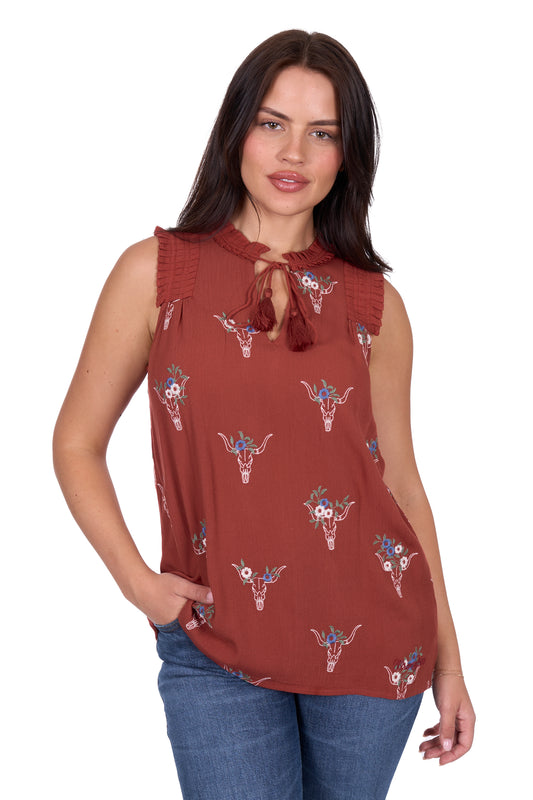 X5S2536442 Wrangler Women's Krissy SL Blouse