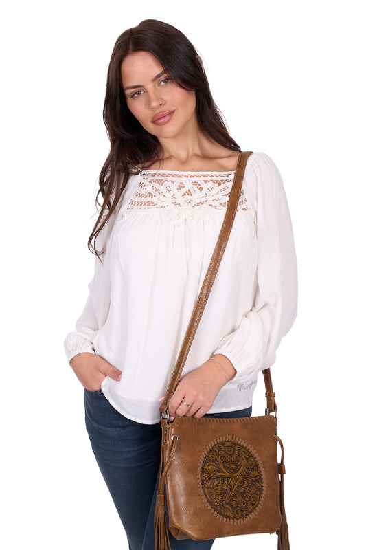 X5S2538445 Wrangler Women's Daria LS Blouse