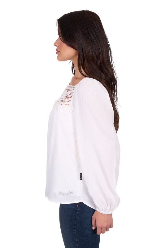 X5S2538445 Wrangler Women's Daria LS Blouse
