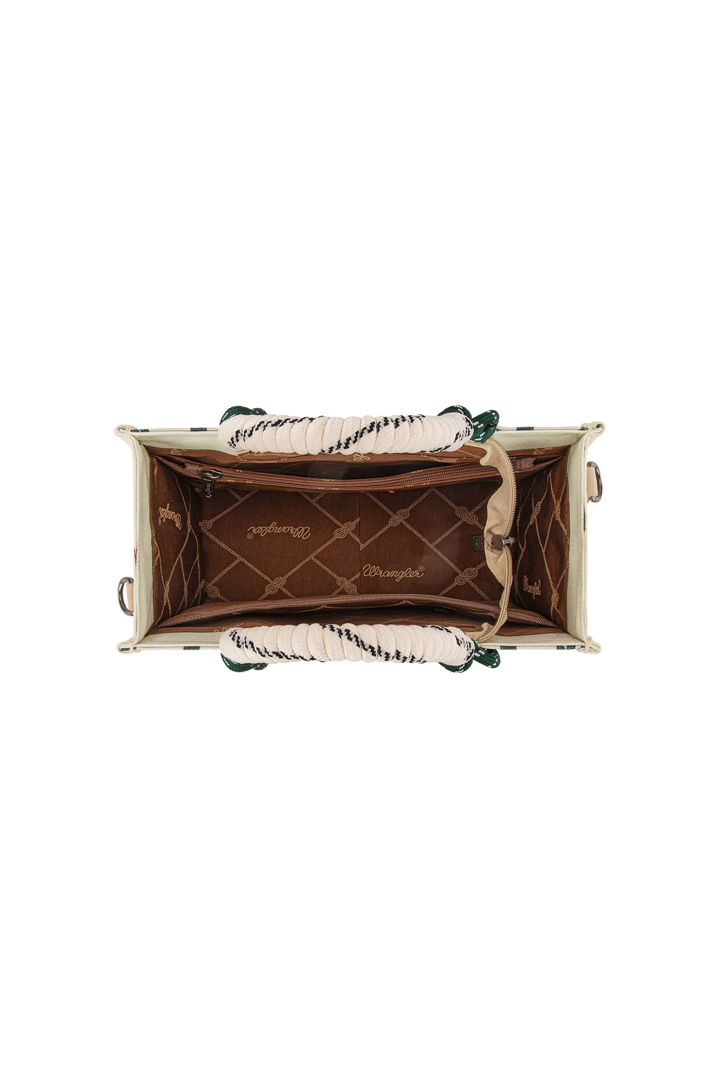 X5S2901BAG Wrangler Southwestern Rope Handle Bag Beige