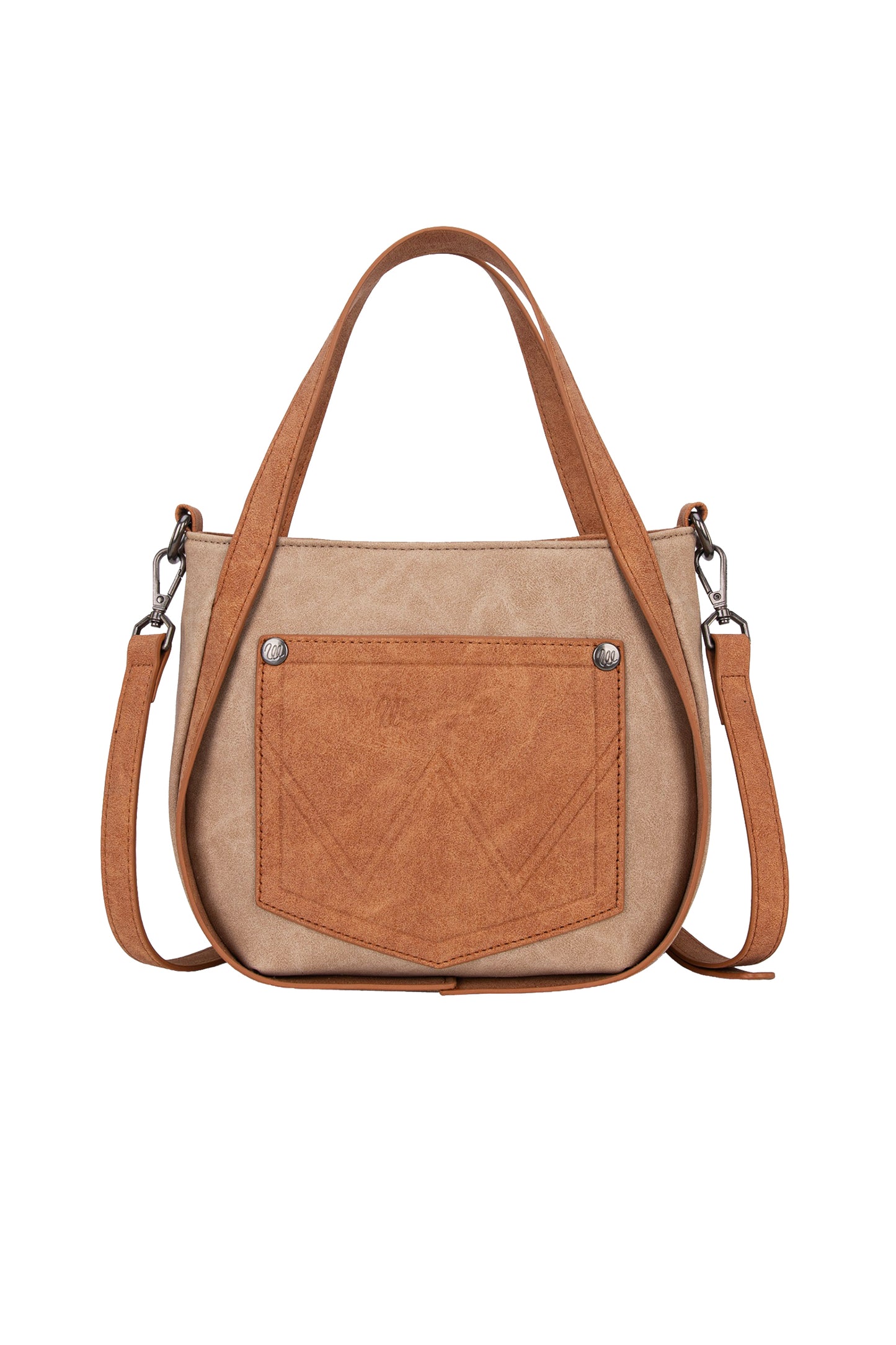 X5S2902BAG Wrangler Two Tone Fringe Bag Camel