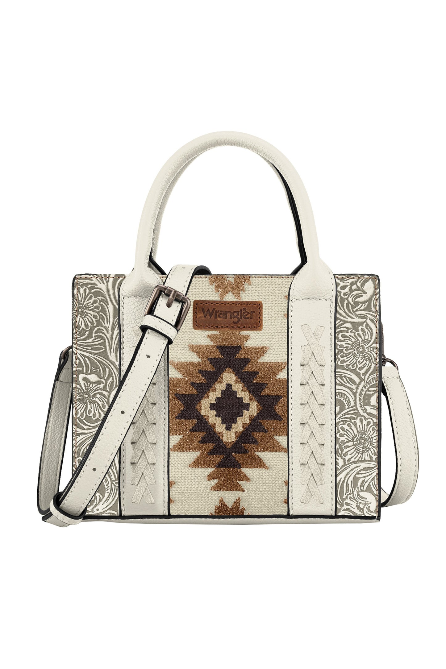 X5S2922BAG Wrangler Aztec Tooled Crossbody Bag