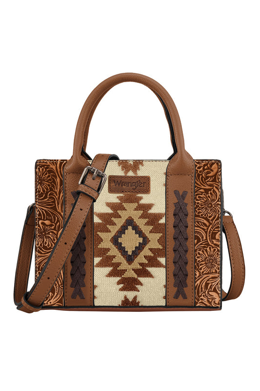 X5S2922BAG Wrangler Aztec Tooled Crossbody Bag