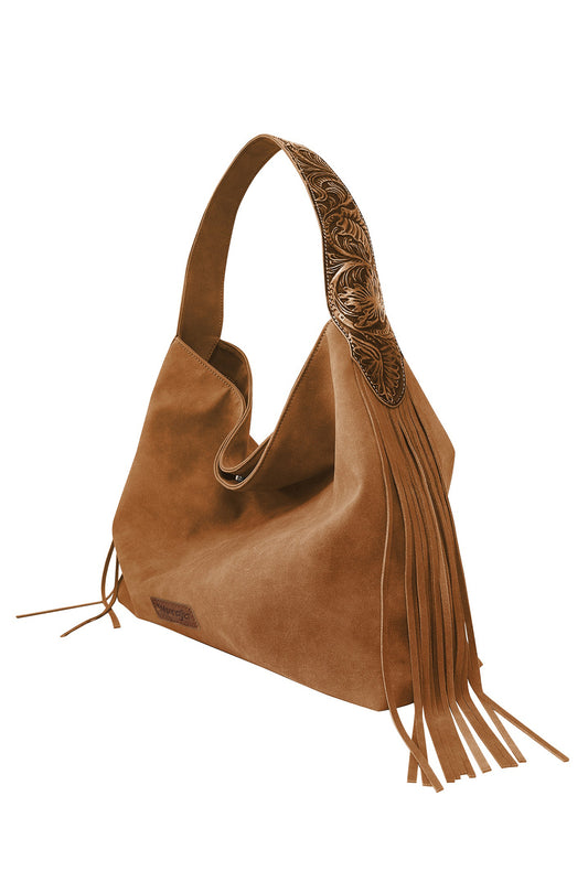 X5S2923BAG Wrangler Fringe Hobo Bag