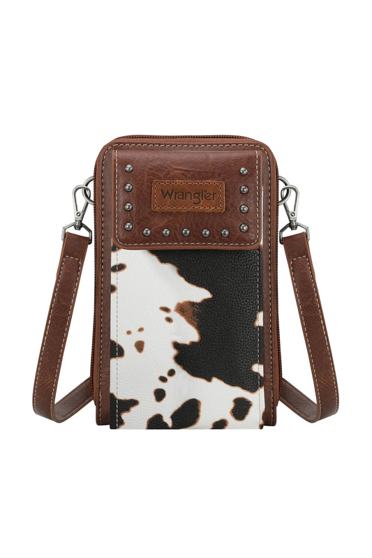 X5S2929WLT Wrangler Cow Print Phone Wallet Bag