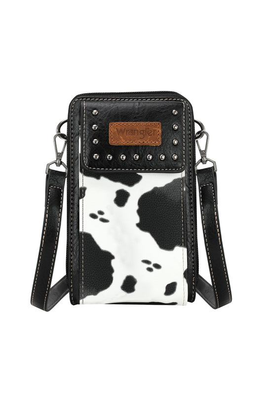 X5S2929WLT Wrangler Cow Print Phone Wallet Bag