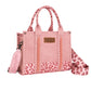 X5S2934BAG Wrangler Leopard Print Crossbody Bag Pink