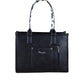 X5S2935BAG Wrangler Cow Print Tote Bag Dark Black