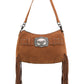 X5S2938BAG Wrangler Feature Buckle Shoulder Bag Tan