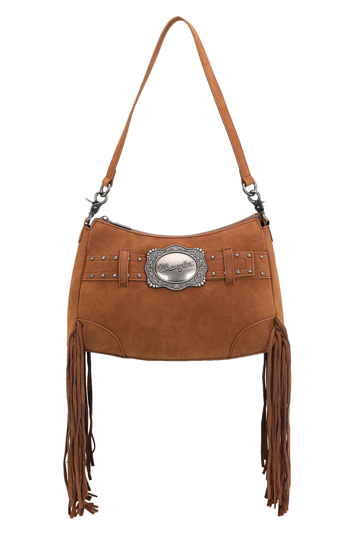 X5S2938BAG Wrangler Feature Buckle Shoulder Bag Tan