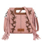 X5S2941BAG Wrangler Dallas Fringe Bag Pink