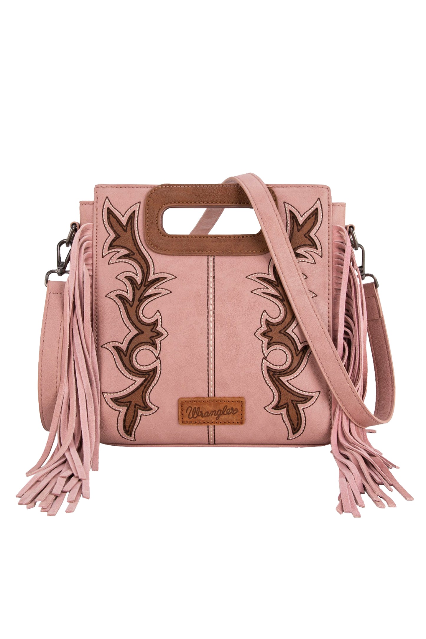 X5S2941BAG Wrangler Dallas Fringe Bag Pink