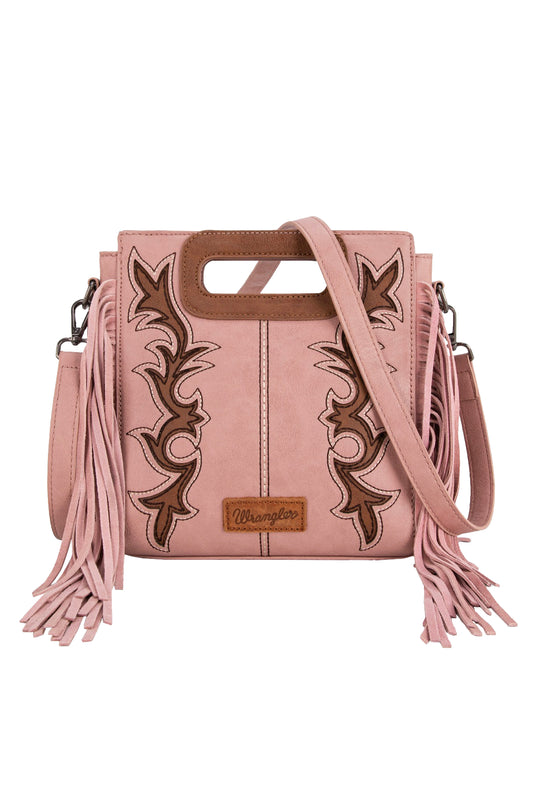X5S2941BAG Wrangler Dallas Fringe Bag Pink