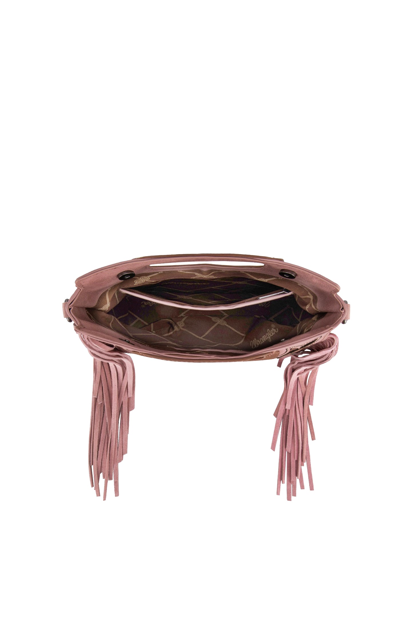 X5S2941BAG Wrangler Dallas Fringe Bag Pink