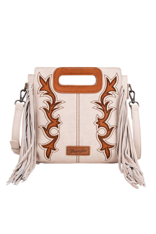 X5S2941BAG Wrangler Dallas Fringe Bag Beige