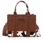 X5S2955BAG Wrangler Cow Print Crossbody Bag