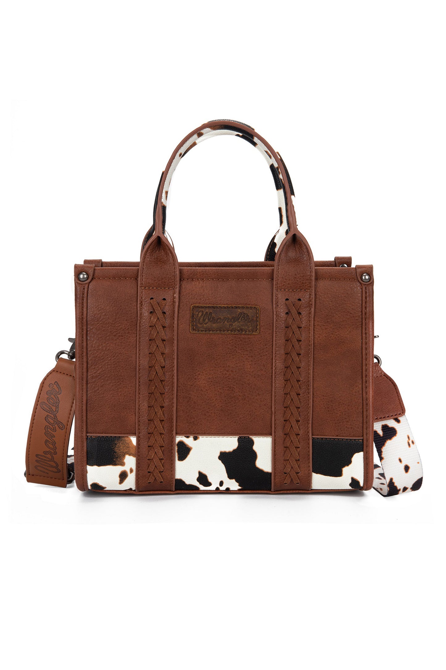 X5S2955BAG Wrangler Cow Print Crossbody Bag