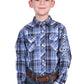 X5S3111362 Wrangler Boys Billy Logo LS Shirt