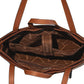 X5W2985BAG Wrangler Canvas Iconic Logo Tote Navy/ White