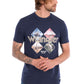 X6S1557688 Wrangler Men's Mark SS Tee Navy