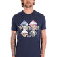 X6S1557688 Wrangler Men's Mark SS Tee Navy