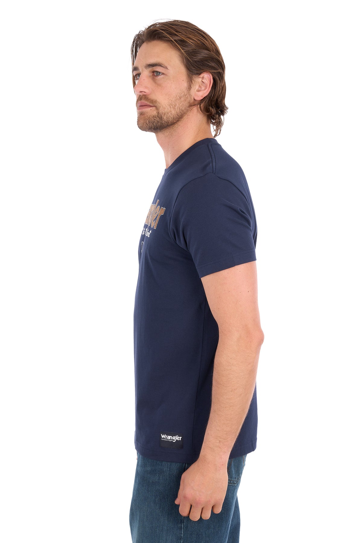 X6S1557692 Wrangler Men's Kevin SS Tee Navy