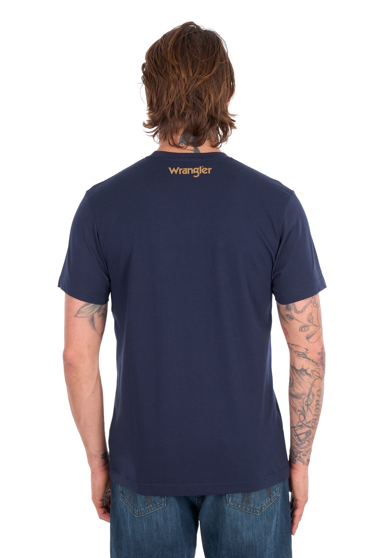 X6S1557692 Wrangler Men's Kevin SS Tee Navy