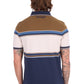 X6S1566675 Wrangler Men's Daniel SS Polo Navy/Tan