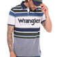 X6S1566676 Wrangler Men's Henry SS Polo Navy/Cypress