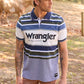 X6S1566676 Wrangler Men's Henry SS Polo Navy/Cypress