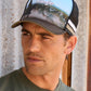 X6S1951CAP Wrangler Men's  Even HP Trucker Cap Dark Tan/Multi