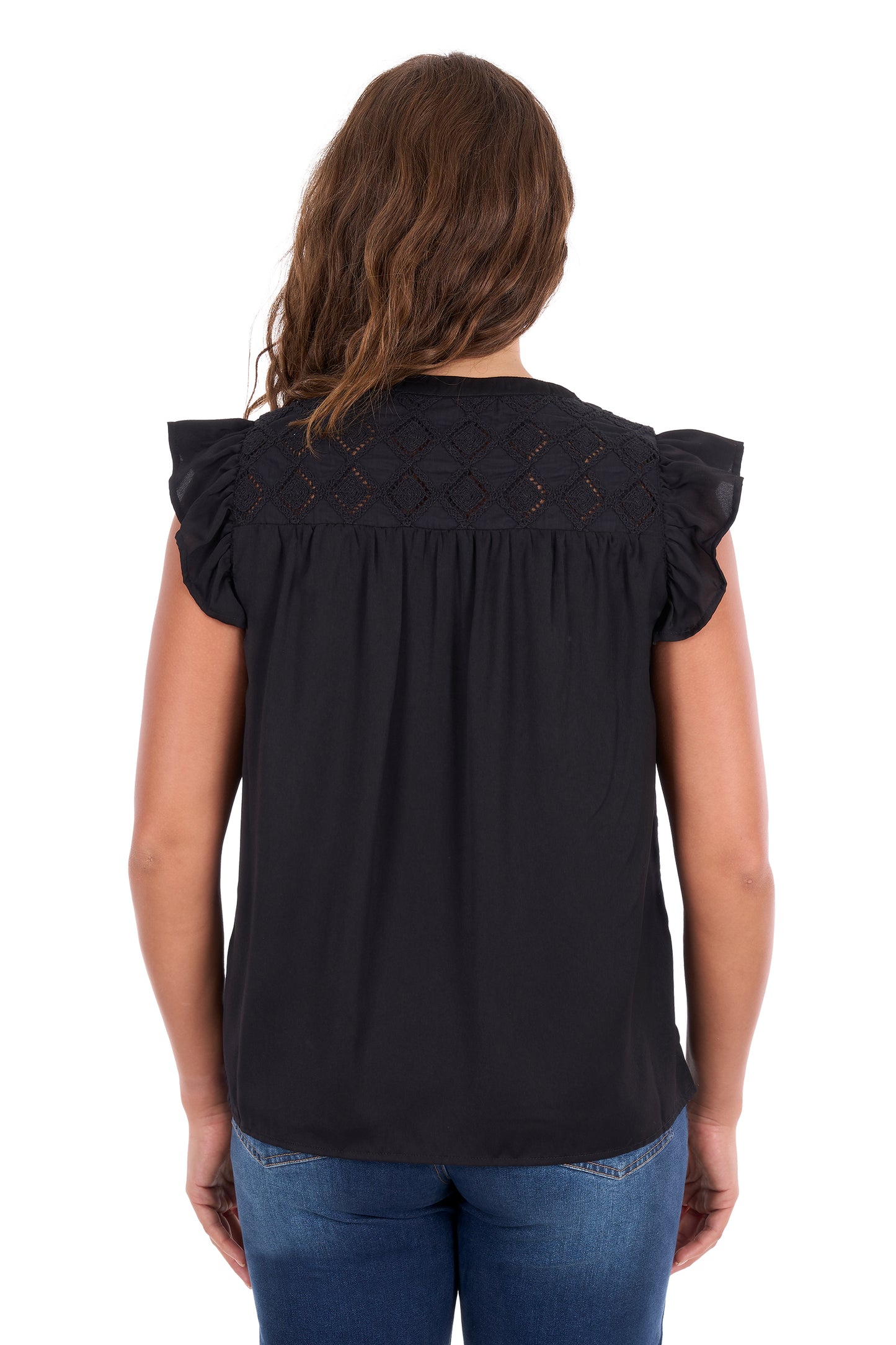 X6S2502616 Wrangler Women's Stella Blouse Black