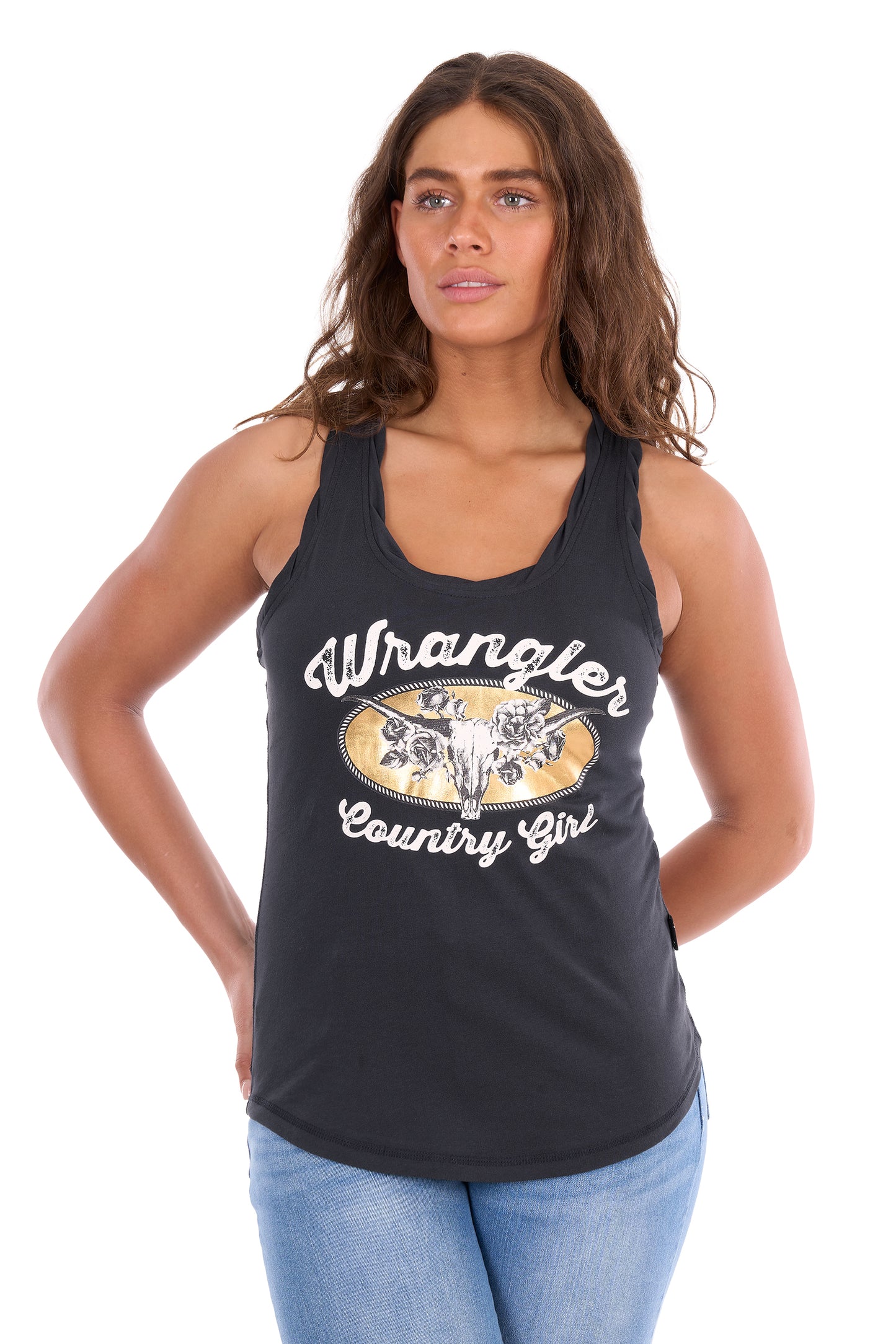 X6S2508648 Wrangler Women's Jasmine Tank Charcoal