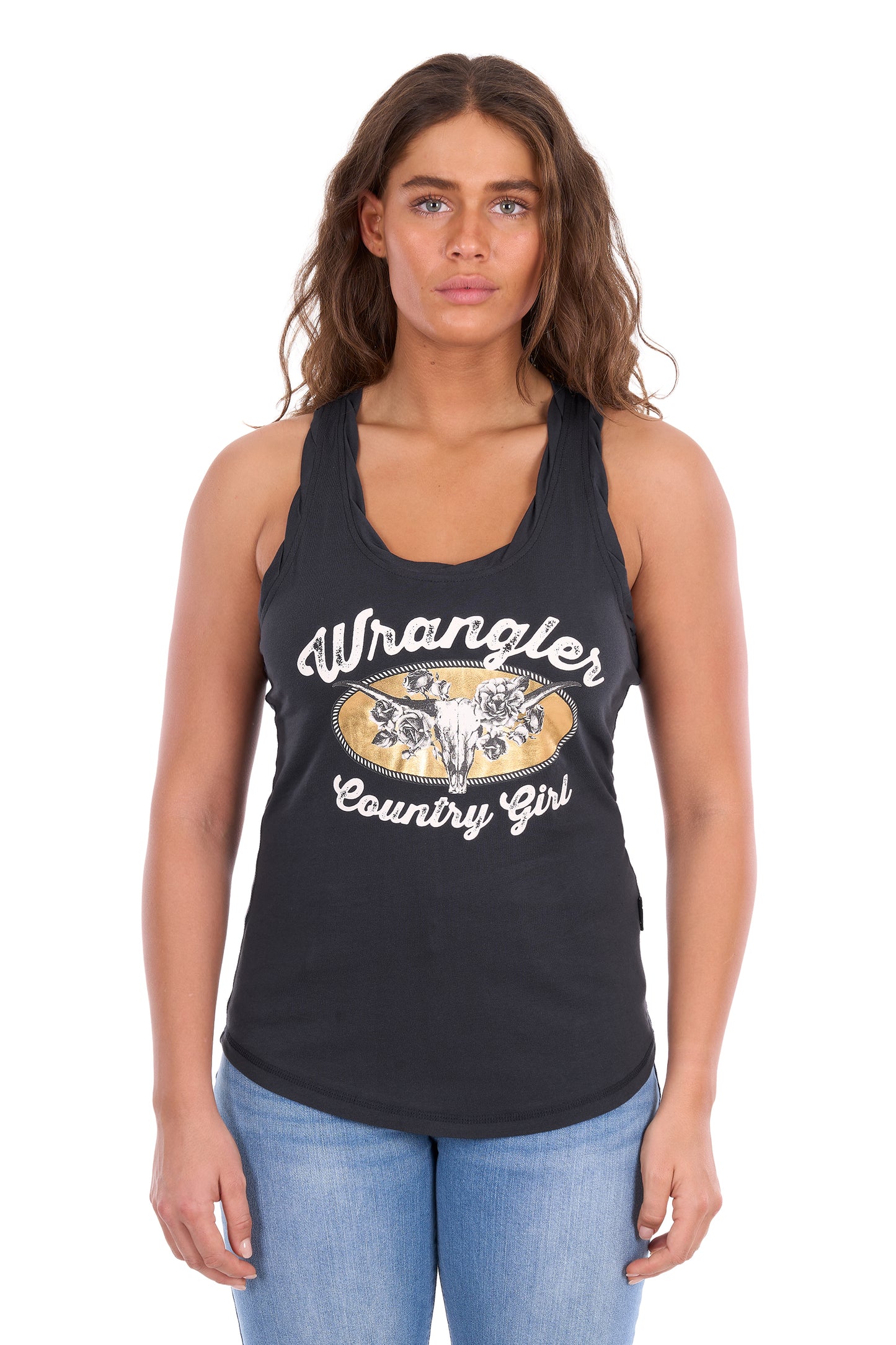 X6S2508648 Wrangler Women's Jasmine Tank Charcoal